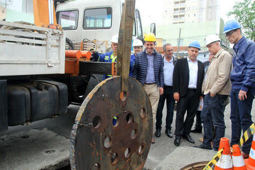 Sabesp inicia nova obra para ampliar o abastecimento em Santo André