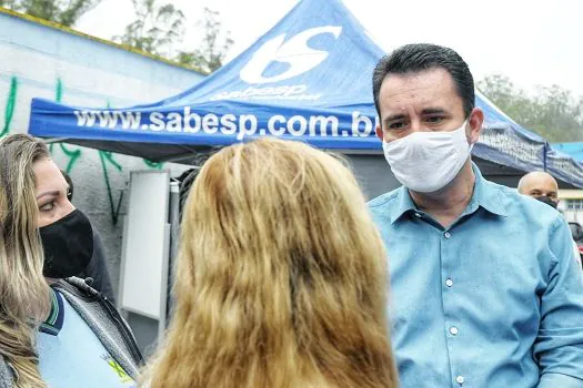 Sabesp comemora 2 anos em Santo André e o abastecimento no Recreio da Borda do Campo