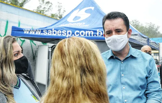 Sabesp comemora 2 anos em Santo André e o abastecimento no Recreio da Borda do Campo