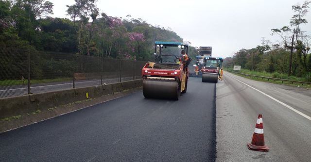 Via Anchieta recebe obras de revitalização do asfalto em toda a região de Planalto