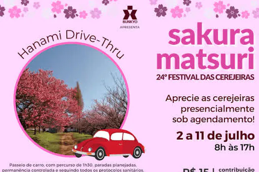 24° Festival das Cerejeiras – Sakura Matsuri em São Roque