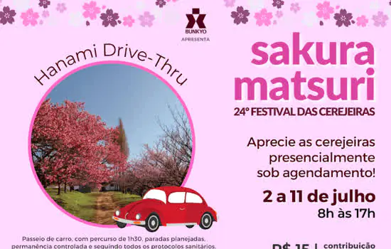 24° Festival das Cerejeiras – Sakura Matsuri em São Roque