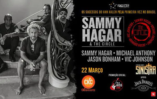 Sammy Hagar & The Circle no Espaço das Américas