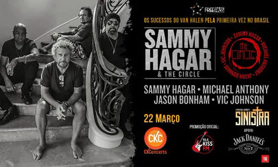 Sammy Hagar & The Circle no Espaço das Américas