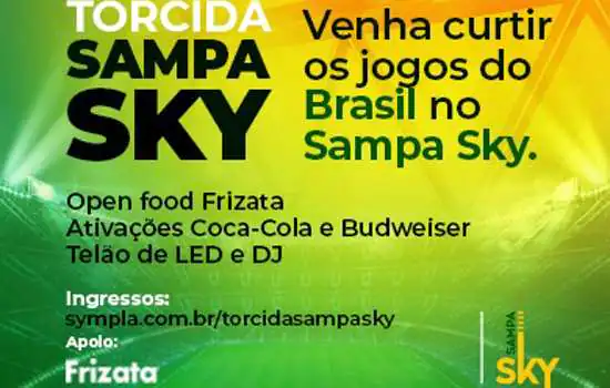 Copa do Mundo chega ao Sampa Sky