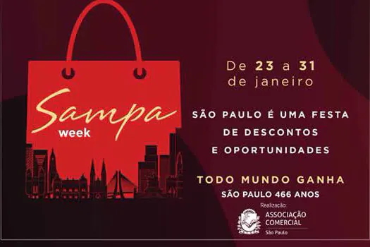 ACSP lança Sampa Week para movimentar o comércio pós-férias