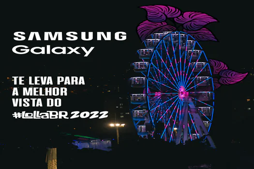 Samsung anuncia patrocínio do Lollapalooza Brasil 2022