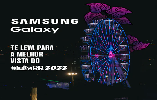 Samsung anuncia patrocínio do Lollapalooza Brasil 2022