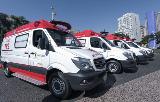 Santo André prossegue renovação da frota de ambulâncias do SAMU