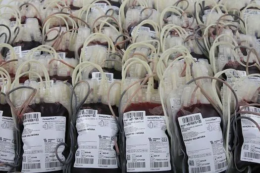 Estoque da Pró-sangue em São Paulo tem apenas 36% da capacidade