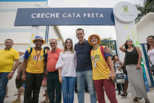 Prefeitura de Santo André inaugura creche Cata Preta