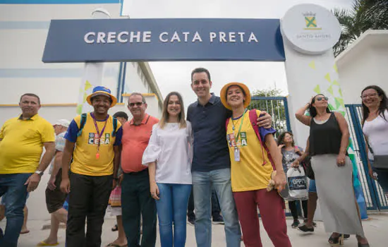 Prefeitura de Santo André inaugura creche Cata Preta