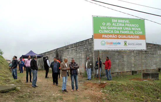 Santo André retoma obras de unidade de saúde no Jardim Alzira Franco