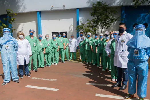 Hospital de campanha de Santo André oferece atendimento humanizado