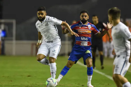 Santos empata com o Fortaleza jogando na Vila Belmiro