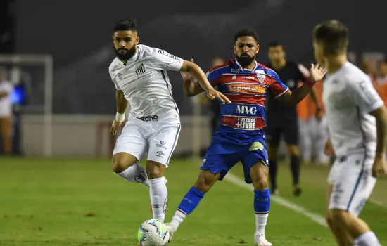 Santos empata com o Fortaleza jogando na Vila Belmiro