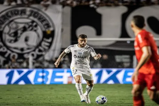 Lucas Lima comanda, mas Santos falha nas finalizações e apenas empata com o Inter