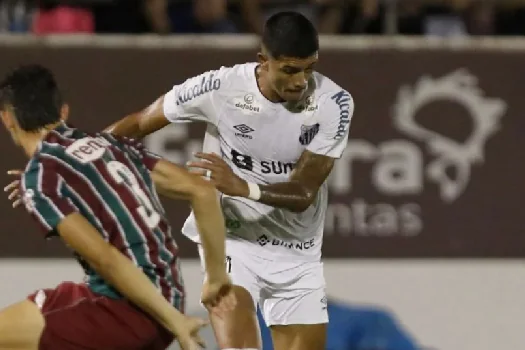 Lucas Barbosa brilha nas oitavas e Santos elimina o Fluminense da Copa São Paulo