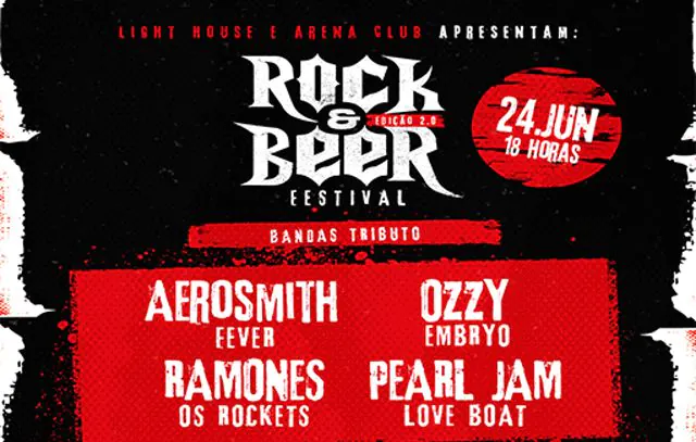 Rock & Beer acontece neste sábado (24)