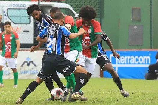 Pela Copa Paulista, EC São Bernardo perde para a Portuguesa Santista