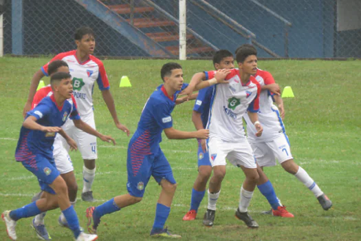 Sub 15 do São Caetano goleia o ECUS Suzano no Paulistão