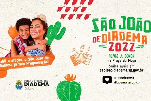 São João de Diadema terá Festival de Quadrilhas Juninas