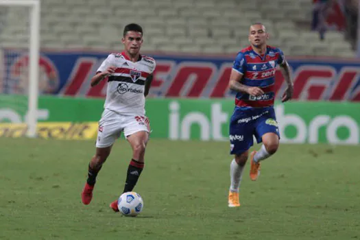 Campeonato Brasileiro: Fortaleza e São Paulo ficam no 1 a 1 na noite desta quarta (10)