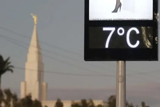 São Paulo terá frio, vento de 90 km/h e sensação térmica de 4ºC até sexta (14)