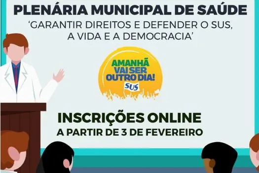 Mauá abre inscrições para a Plenária Municipal de Saúde