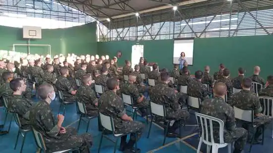 São Caetano realiza palestra sobre saúde mental para atiradores do Tiro de Guerra