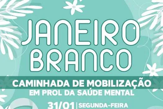 Ribeirão Pires realiza na próxima segunda-feira (31) caminhada em prol da saúde mental