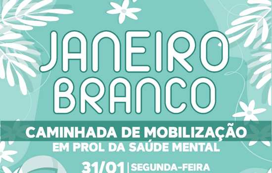 Ribeirão Pires realiza na próxima segunda-feira (31) caminhada em prol da saúde mental