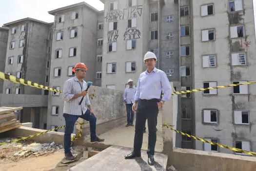 Obras de 196 unidades habitacionais avançam em São Bernardo