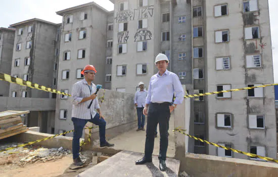 Obras de 196 unidades habitacionais avançam em São Bernardo