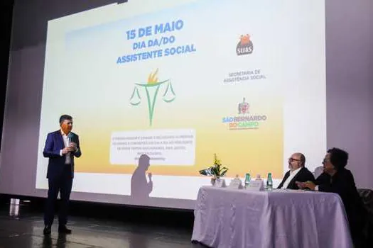 Em celebração pelo Dia do Assistente Social, São Bernardo promove evento de capacitação