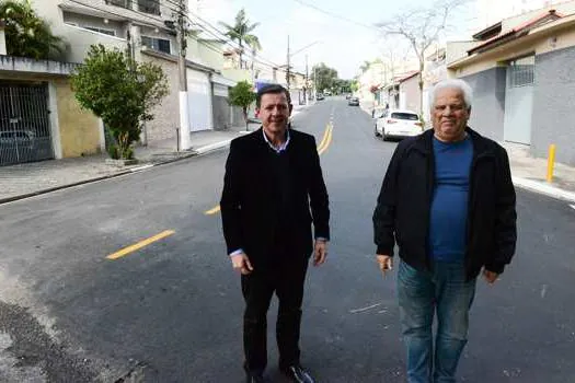 Prefeito Orlando Morando entrega obras de recapeamento asfáltico no Alves Dias