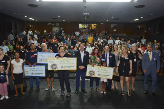 São Bernardo premia ganhadores dos programas IPTU Fidelidade e Nota 1.000