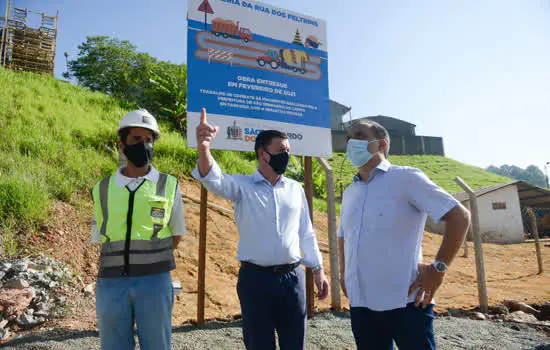 Prefeito Orlando Morando entrega obras de microdrenagem no bairro Demarchi