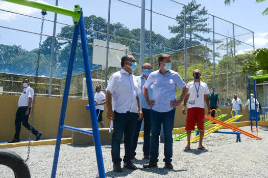 São Bernardo chega a 43 Praças-Parque após entregas no Riacho Grande, Jerusálem