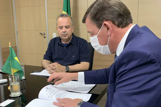 Prefeito de São Bernardo se reúne com o ministro Rogério Marinho