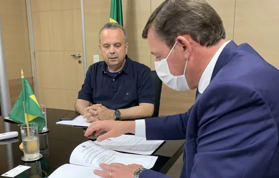 Prefeito de São Bernardo se reúne com o ministro Rogério Marinho