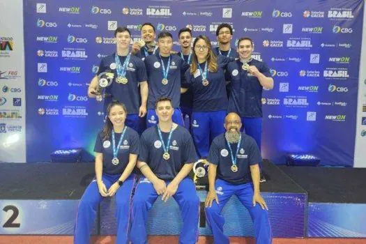 São Caetano é campeã geral do Brasileiro de Ginástica Artística disputado na Bahia