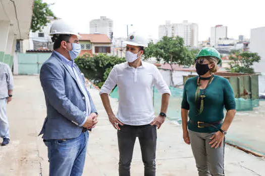 Pio Mielo visita obras do Complexo Escolar Professora Eda Mantoanelli