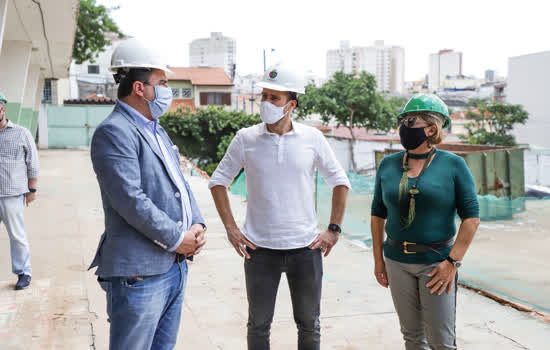 Pio Mielo visita obras do Complexo Escolar Professora Eda Mantoanelli