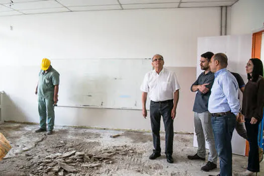 São Caetano realiza visita técnica às obras da Emei Antônio de Oliveira