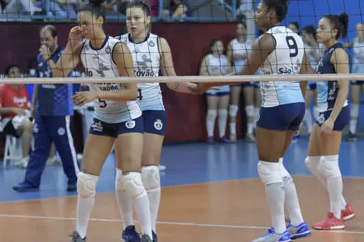 Superliga Feminina 19/20: São Cristóvão Saúde/São Caetano enfrenta Pinheiros neste sábado