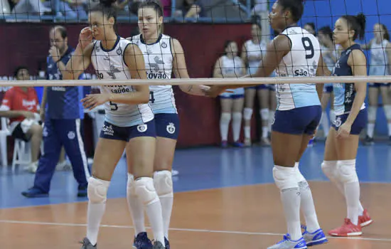 Superliga Feminina 19/20: São Cristóvão Saúde/São Caetano enfrenta Pinheiros neste sábado