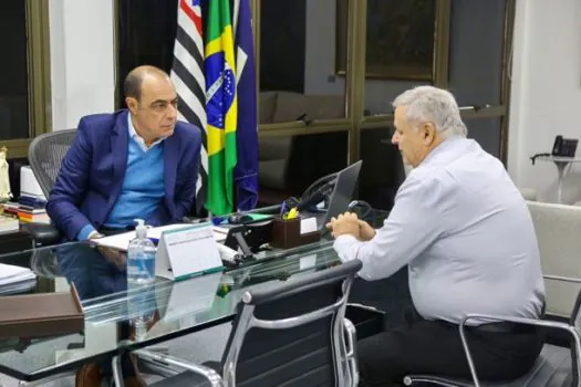 Em São Caetano, Seraphim discute programas sociais com o prefeito Auricchio