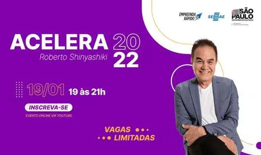 Sebrae-SP realiza evento para empreendedores que querem começar 2022 com o pé direito