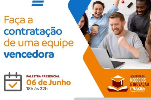 Contratação de pessoas é tema de palestra gratuita na ACISA